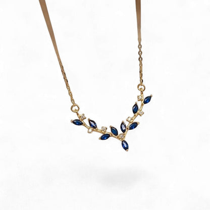 Blue Antler Wings Pendant