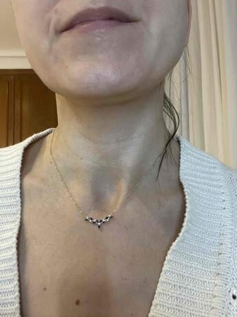 Blue Antler Wings Pendant