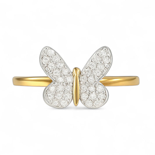Butterfly Diamond Ring
