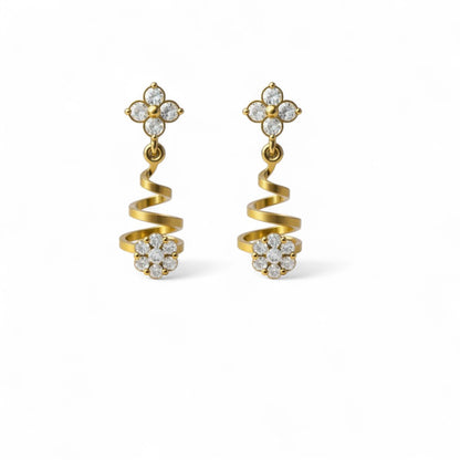 Cluster Drop Earring