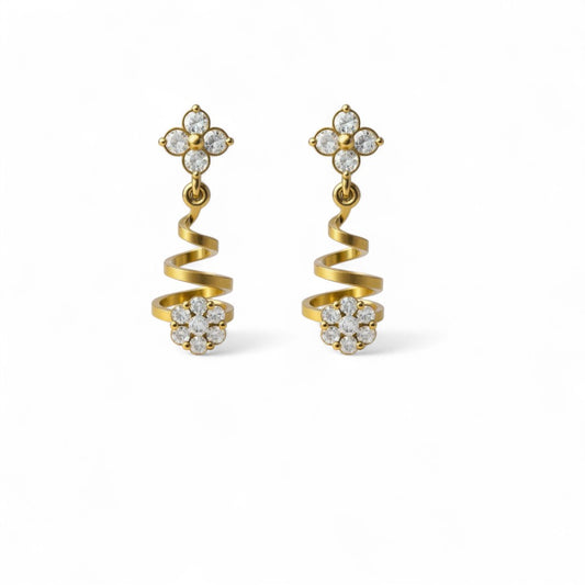 Cluster Drop Earring