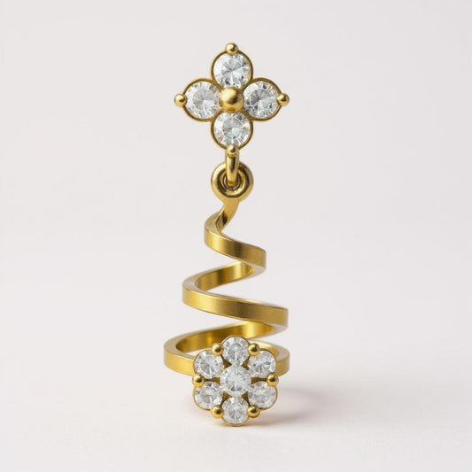 Cluster Drop Earring