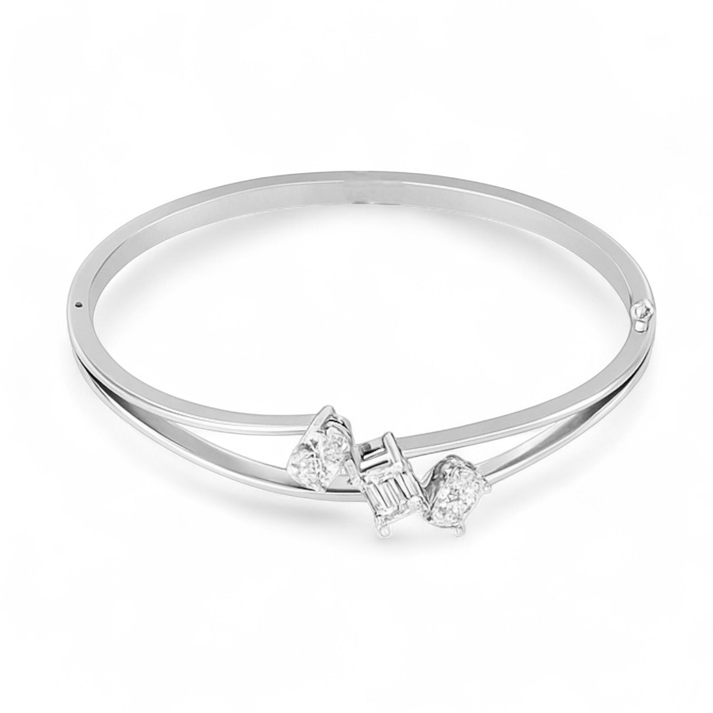 Trillium Diamond Trio Bangle