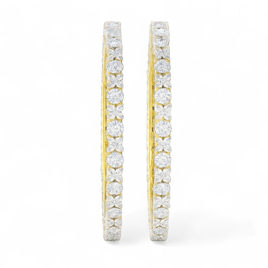 Heart Crown Diamond Bangle