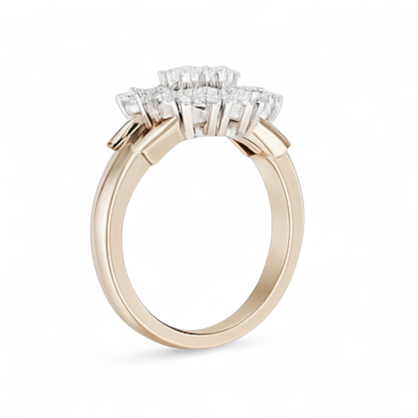 Classic Floral Diamond Ring