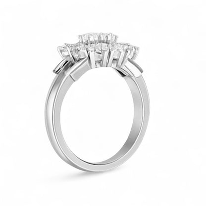 Classic Floral Diamond Ring