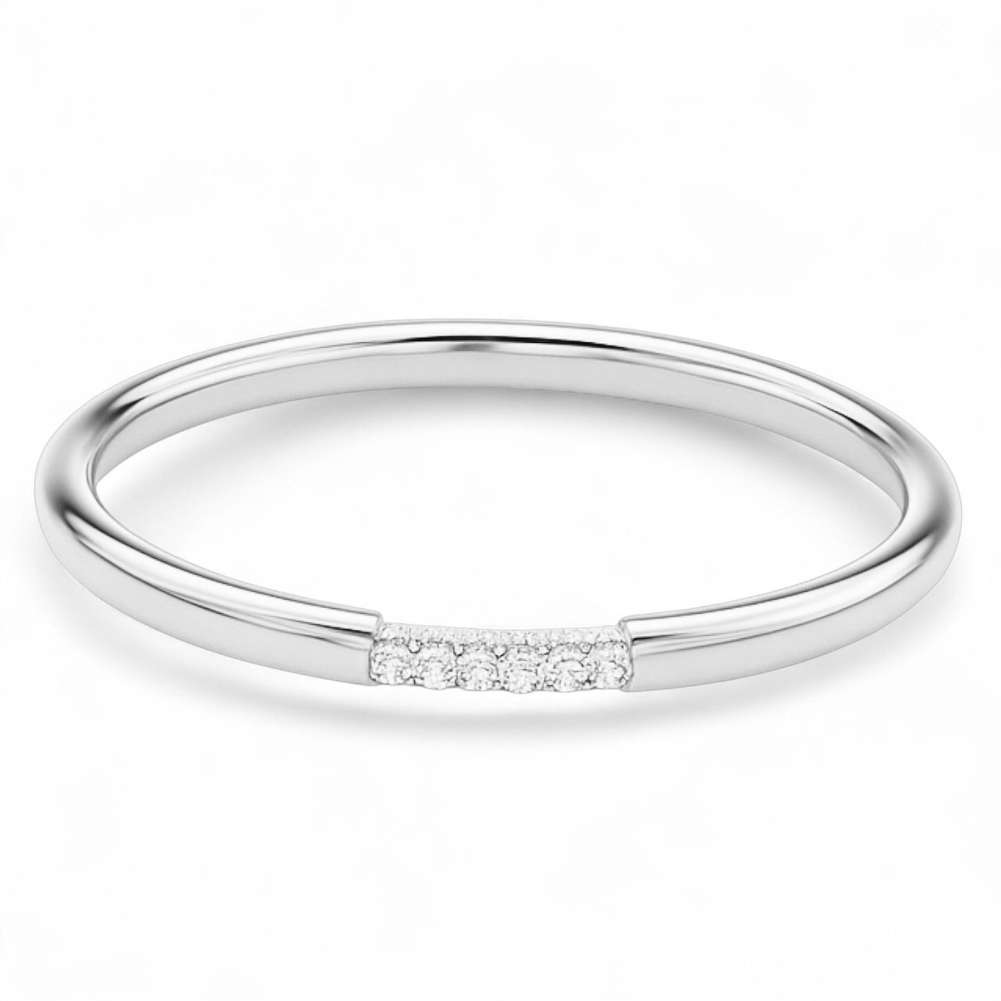 Radiant Elegance Diamond Bangle Bracelet