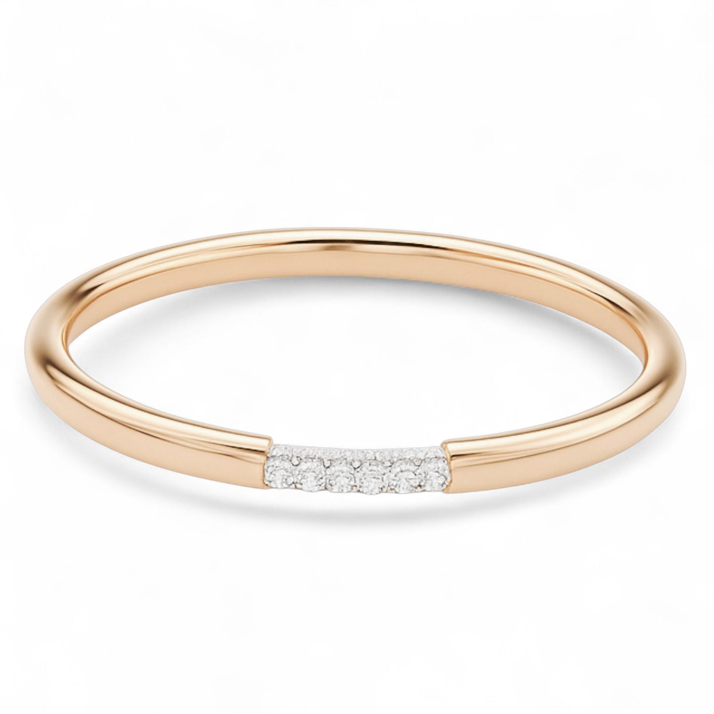 Radiant Elegance Diamond Bangle Bracelet