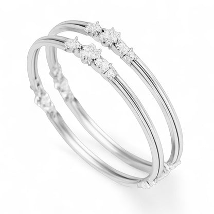 Star Cluster Diamond Bangle