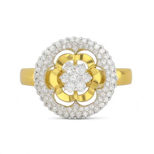 Floral Bloom Diamond Ring
