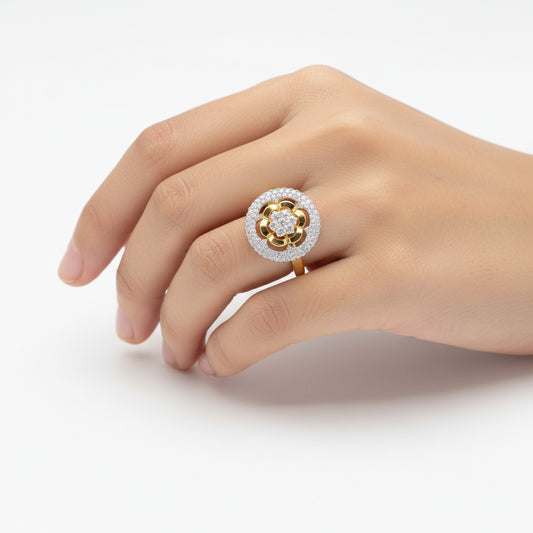 Floral Bloom Diamond Ring