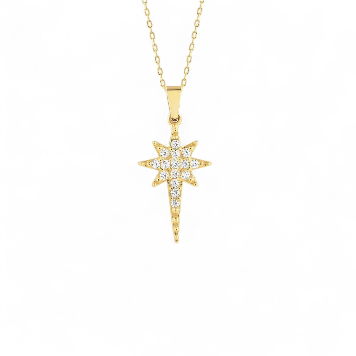 Mini Guiding Star Diamond Pendant