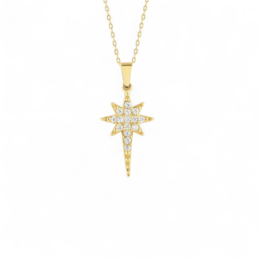 Mini Guiding Star Diamond Pendant