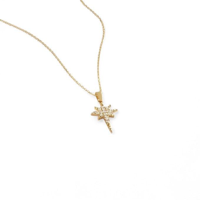 Mini Guiding Star Diamond Pendant