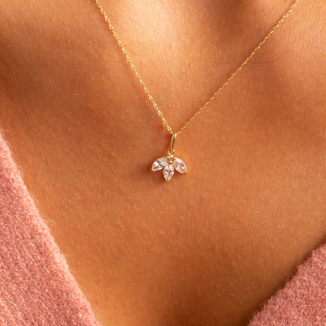 3 baby Leafs Signify Love for Nature Pendant