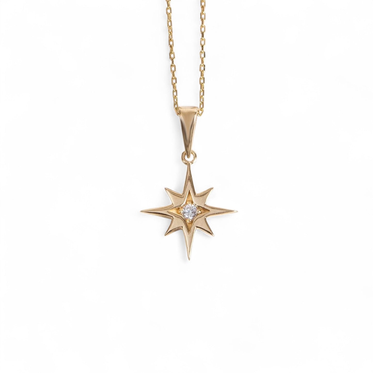 Tiny North Star Charm 1 Shine Pendant