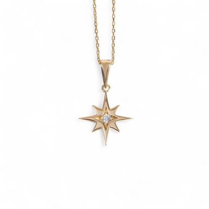Tiny North Star Charm 1 Shine Pendant
