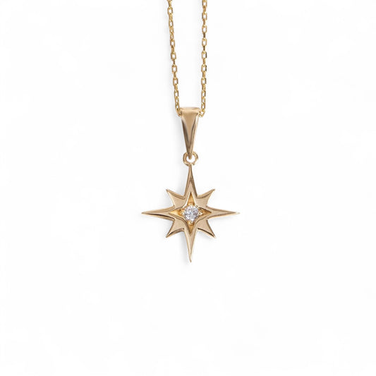 Tiny North Star Charm 1 Shine Pendant