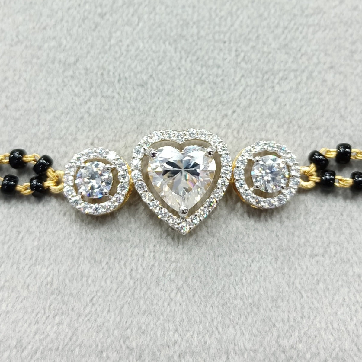 Heart Harmony Mangalsutra Bracelet