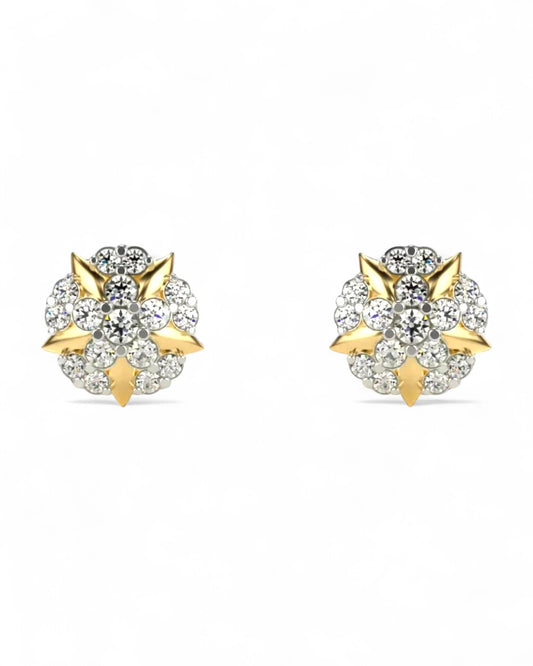 Star Petal Stud Earring