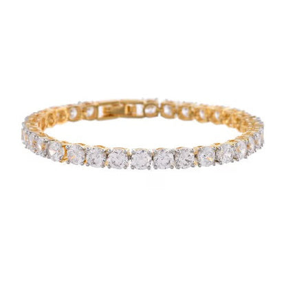 Classic Round Solitaire Diamond Tennis Bracelet