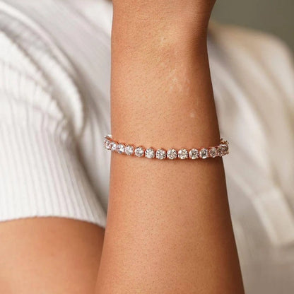 Classic Round Diamond Tennis Bracelet
