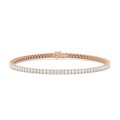 Oval Diamond Tennis Bracelet