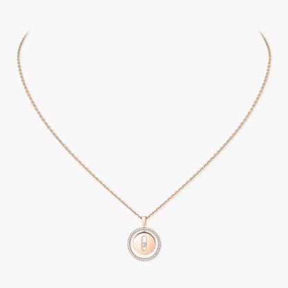 Modern Dancing Diamond Rotating 2 Ways Pendant