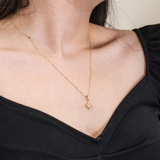 Tiny North Star Charm 1 Shine Pendant