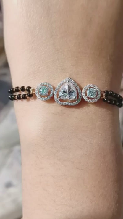 Heart Harmony Mangalsutra Bracelet