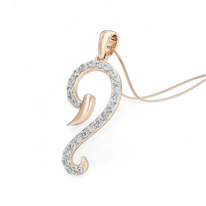 Spiritual Design Gold Diamond Ganesha Pendant