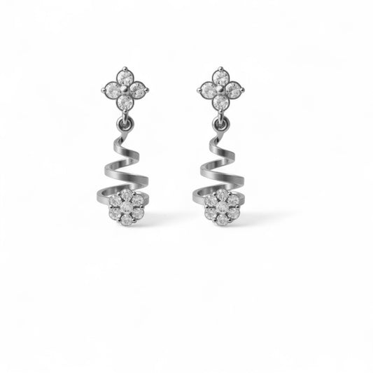 Cluster Drop Earring
