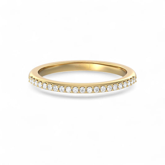 1.3Carat Princess Solitaire Stack Ring